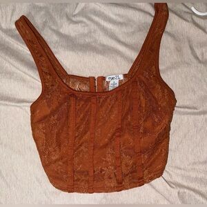 Corset tank top